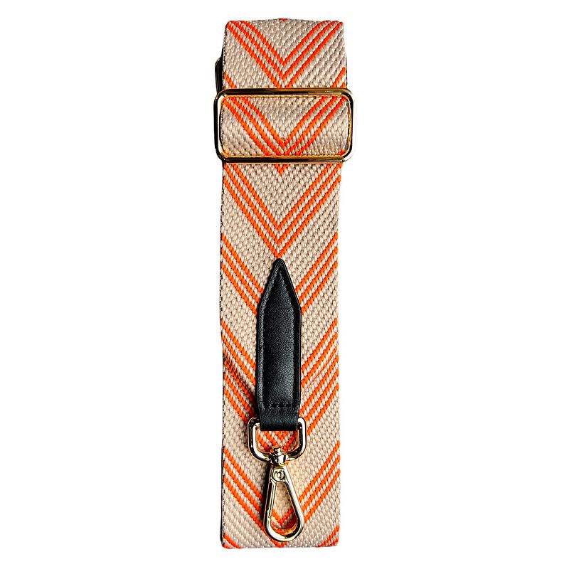 Wide Bag Strap Orange Arrow