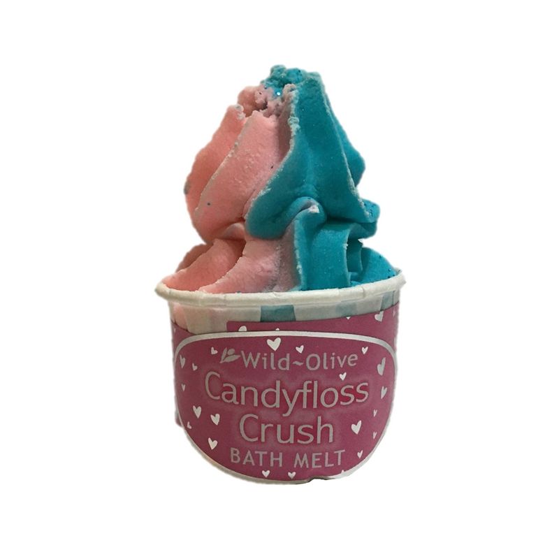 Wild-Olive Candyfloss Crush Souffle Bath Melt front