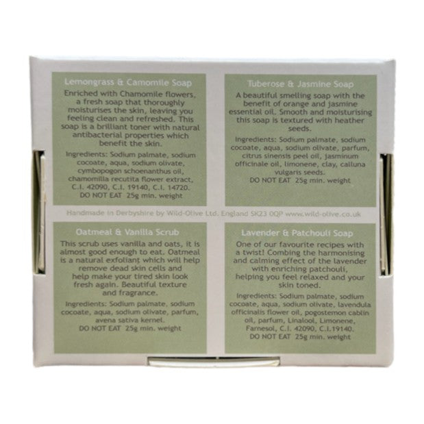 Wild-Olive Vintage Handmade Soap Collection VINTAGECOLLECTION back