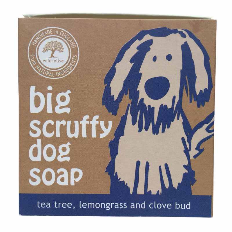Big Scruffy Dog Soap Tea Tree Lemongrass & Clove Bud front