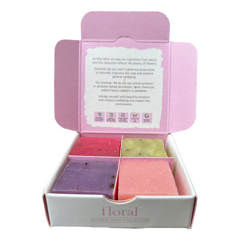 Wild-Olive Floral Soap Collection FLORALCOLLECTION open