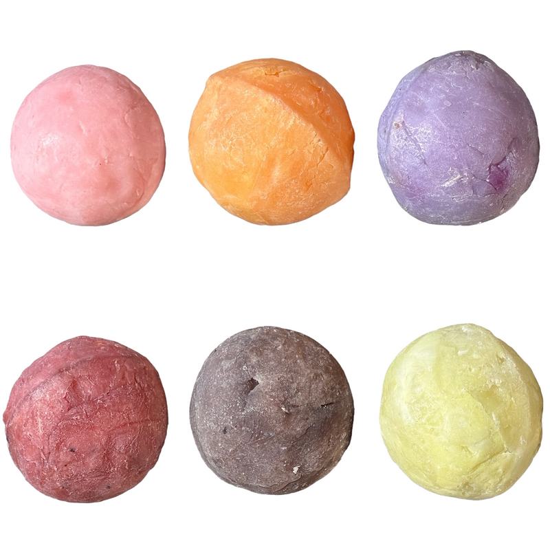 Wild Olive Handmade Natural Soap Balls colour selection