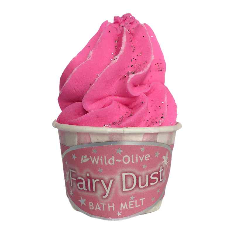 Wild Olive Souffle Bath Melt Fairy Dust front