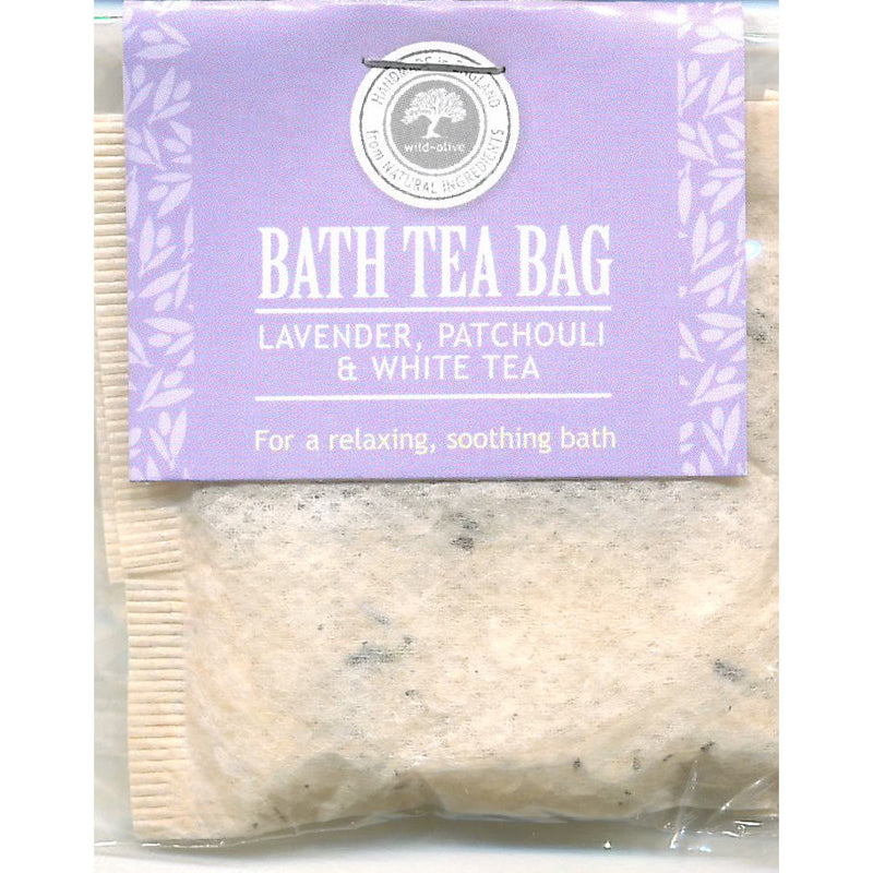 Wild Olive Lavender Patchouli & White Tea Bath Teabag