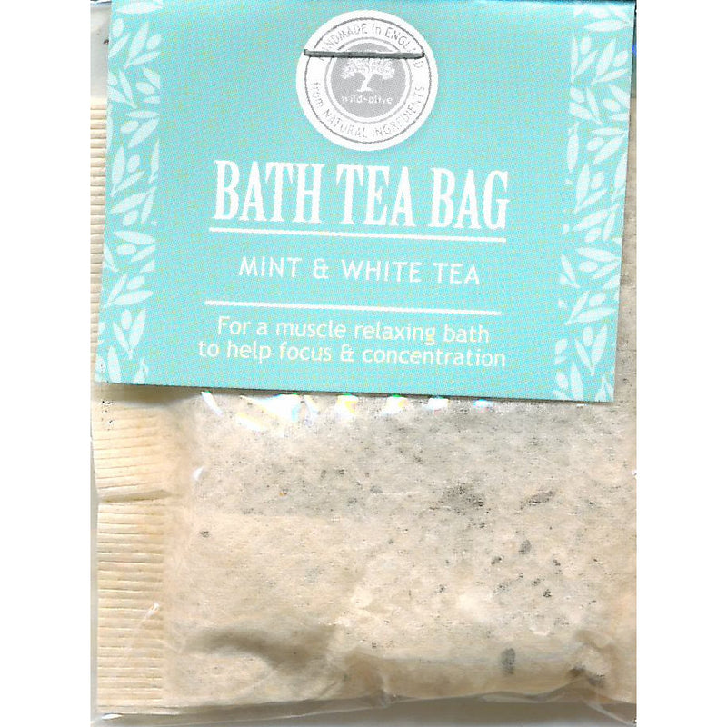 Wild Olive Mint and White Tea Bath Teabag