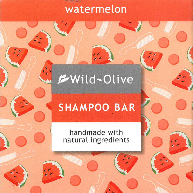 Wild Olive Shampoo Bar Watermelon front