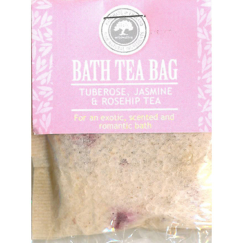 Wild Olive Tuberose Jasmine & Rosehip Tea Bath Teabag