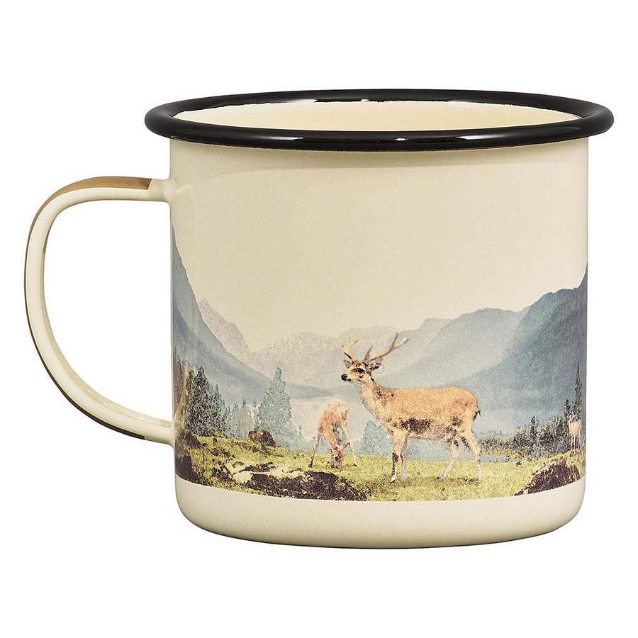 Gentlemen's Hardware Great Outdoors Deer Enamel Mug GEN371 back