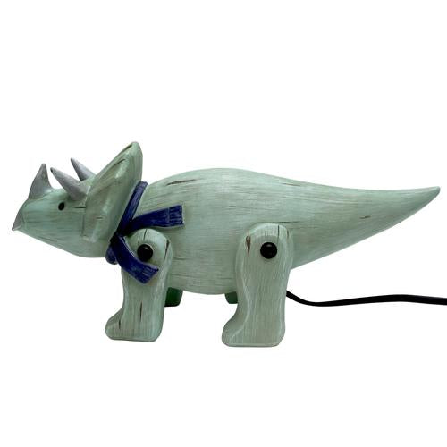 Wood Effect Cute Triceratops Light main