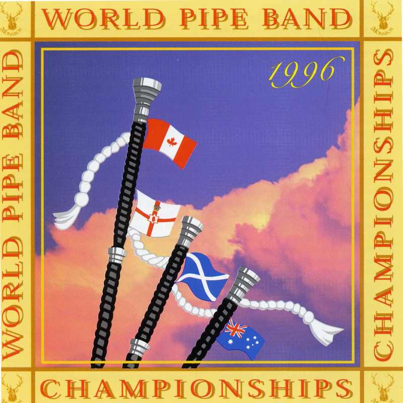 World Pipeband Championships CD 1996 CDMON830 front