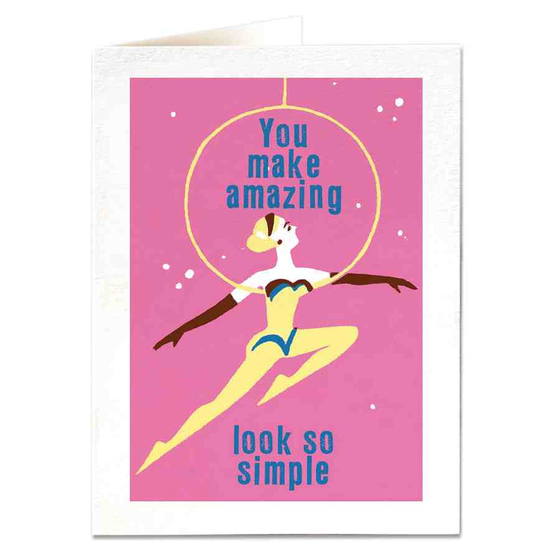 You Make Amazing Look So Simple card QP488