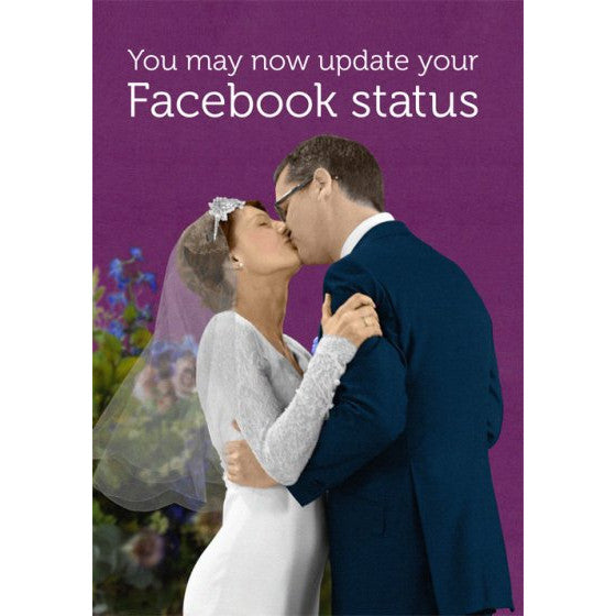 You May Now Update Your Facebook Status LRF865 Card