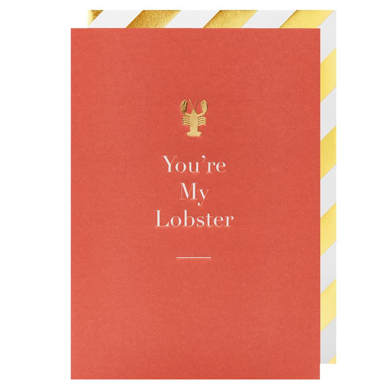 You're My Lobster 6099 greetings card
